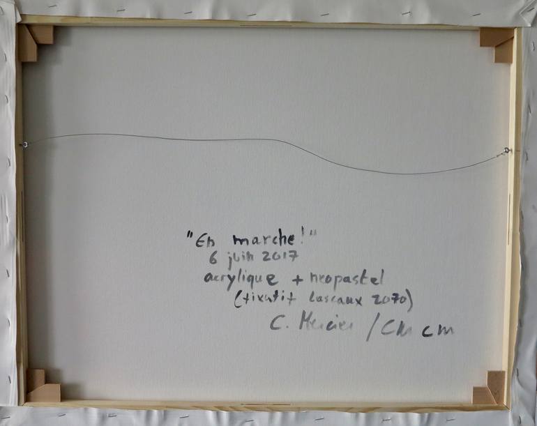 Original Abstract Painting by Christophe Mercier