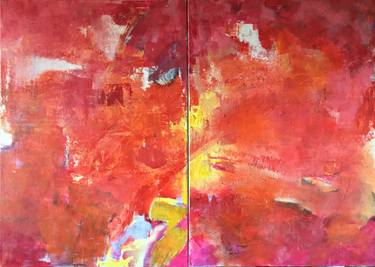 Original Abstract Expressionism Abstract Paintings by Christophe Mercier