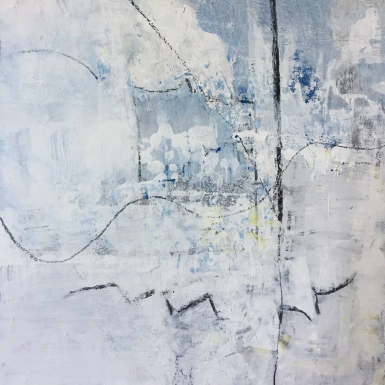 Original Abstract Expressionism Abstract Painting by Christophe Mercier