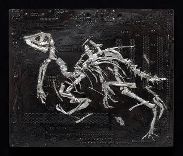 Original Conceptual Animal Mixed Media by Peter Mcfarlane