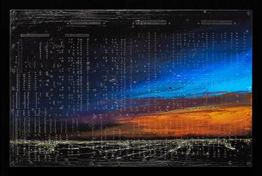 Original Color Field Painting Landscape Mixed Media by Peter Mcfarlane