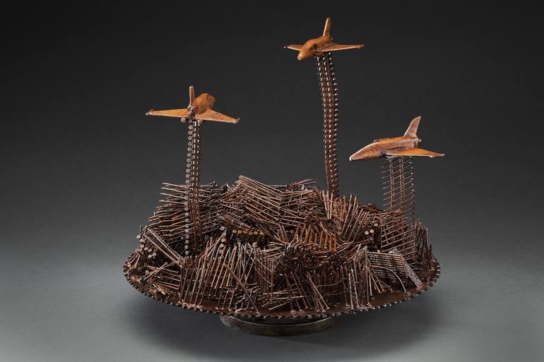 Original Airplane Sculpture by Peter McFarlane