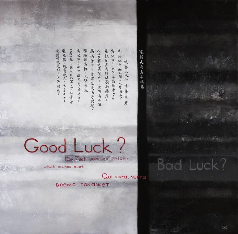 Good Luck? Bad Luck? Painting by Cf Art Group Saatchi Art