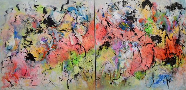 Original Abstract Painting by annette margulies