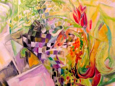 Original Cubism Abstract Paintings by Magie Traynor