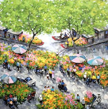 Original Impressionism Landscape Paintings by Anh Huy Tran