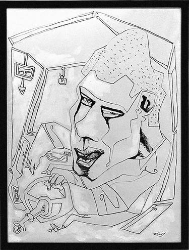 Print of Dada Car Drawings by Ali Gun Yildirim
