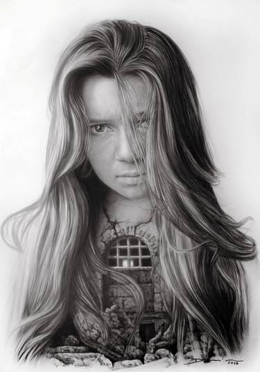 Original Figurative Women Drawing by Hanoi Martinez Leon