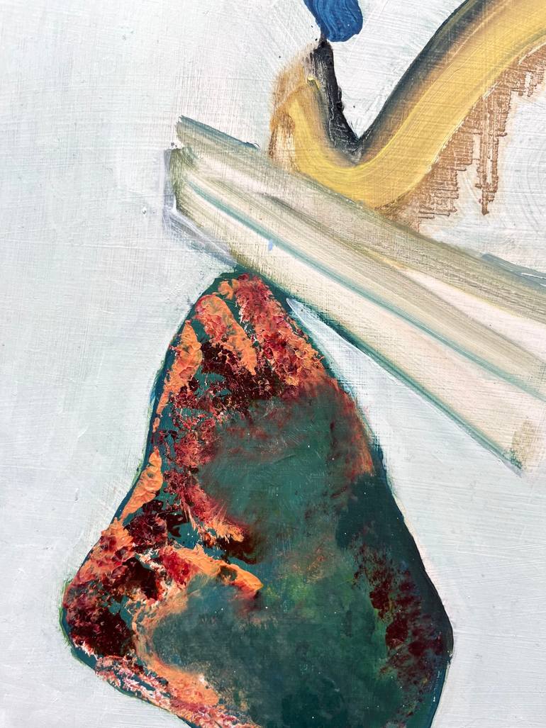 Original Modernism Abstract Painting by Justine Formentelli