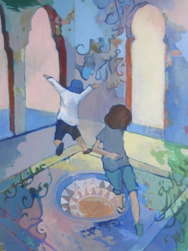 Print of Children Paintings by Justine Formentelli