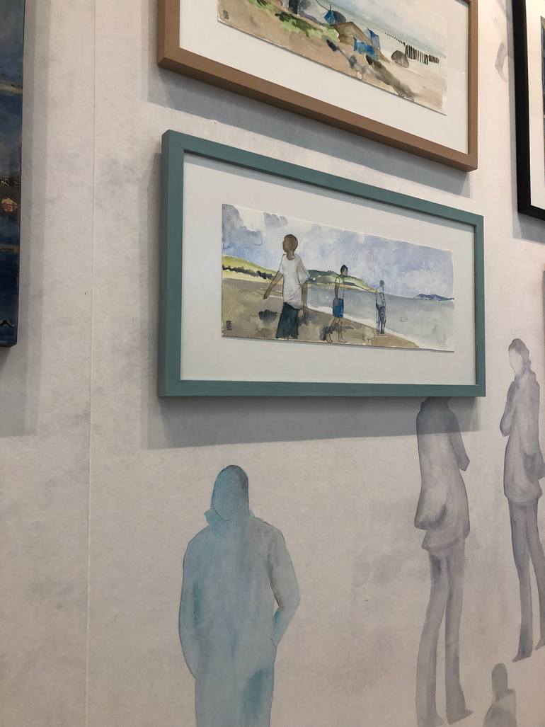 Original Figurative People Painting by Justine Formentelli