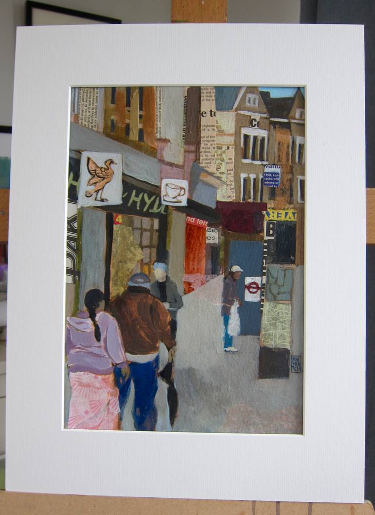 Original Figurative Cities Painting by Justine Formentelli