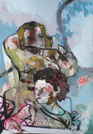 Print of Abstract Family Paintings by Justine Formentelli