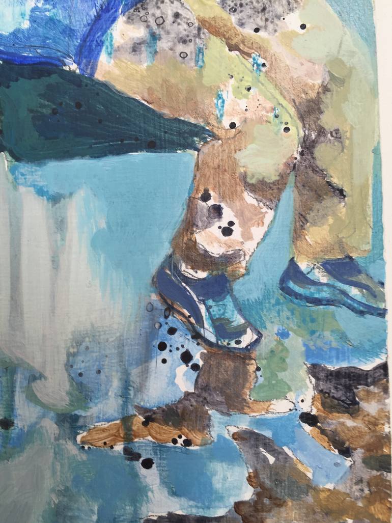 Original Figurative Children Painting by Justine Formentelli