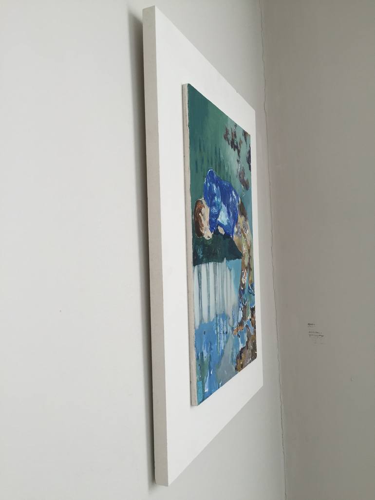 Original Figurative Children Painting by Justine Formentelli