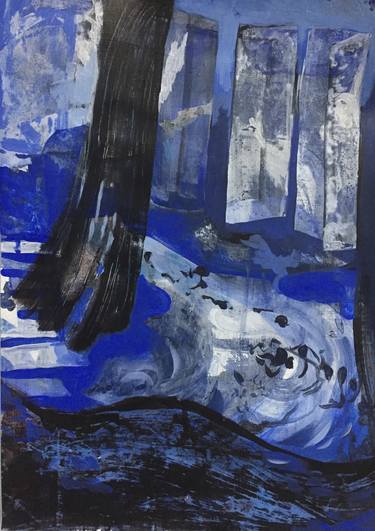 Print of Abstract Expressionism Interiors Paintings by Justine Formentelli