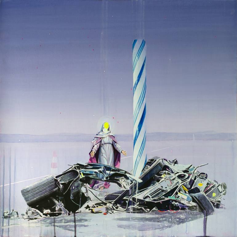 Original Figurative Religion Paintings by Fernando Gomez Balbontin