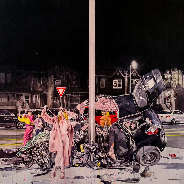Original Figurative Popular culture Paintings by Fernando Gomez Balbontin