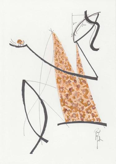 Print of Abstract Women Drawings by Raquel Yunta