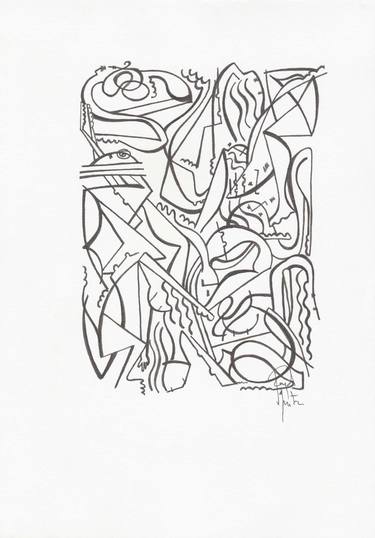 Original Abstract Drawings by Raquel Yunta