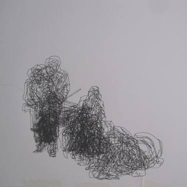 Original Figurative Abstract Drawings by Tom Winney