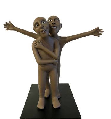 Original People Sculpture by Shahrzad Amin