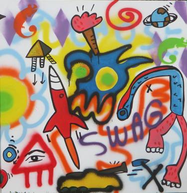 Print of Graffiti Paintings by bernard ROLLAND