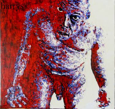 Original Figurative People Paintings by HARRYS HARRYS