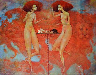 Print of Surrealism Nude Paintings by Valeriy Kot