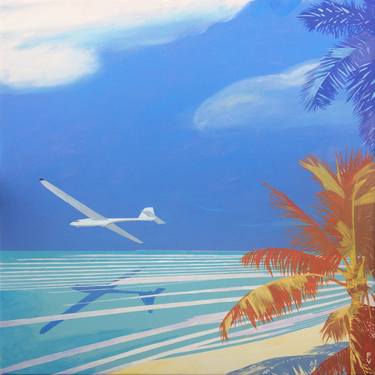 Print of Art Deco Beach Paintings by Victoria Fomina