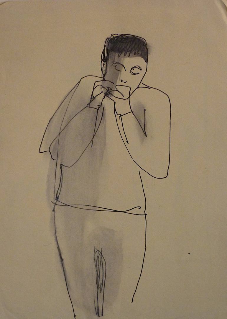 harmonica line drawing