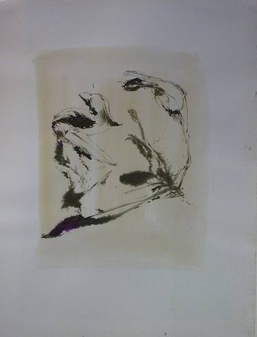 Original Abstract Animal Drawings by Frederic Belaubre