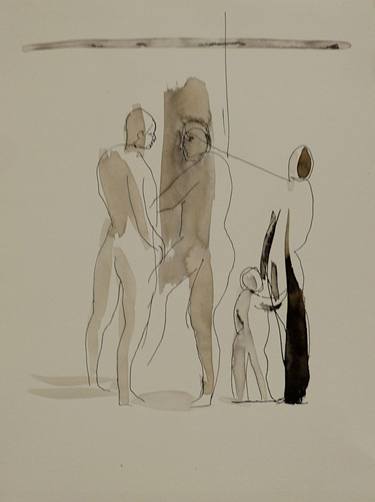 Original People Drawings by Frederic Belaubre