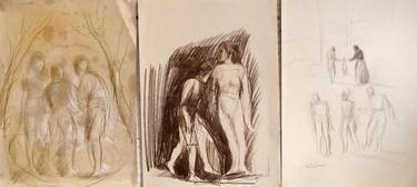 Original People Drawings by Frederic Belaubre