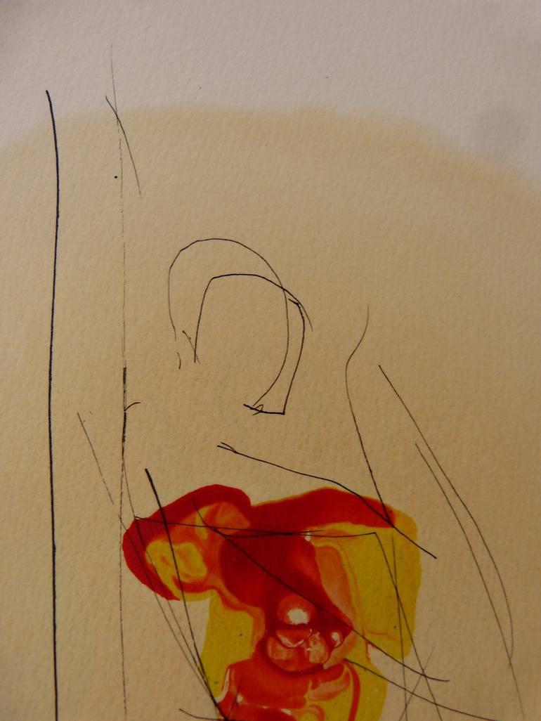 Original Figurative Women Drawing by Frederic Belaubre