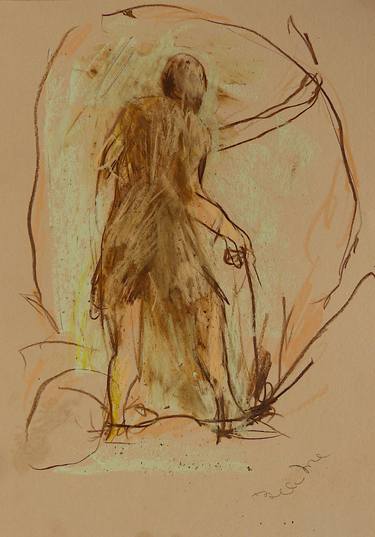 Original Figurative Travel Drawings by Frederic Belaubre