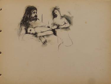 Print of Figurative People Drawings by Frederic Belaubre