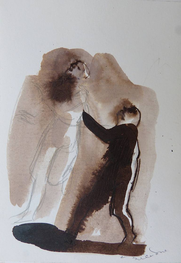 Print of Figurative Love Drawings by Frederic Belaubre