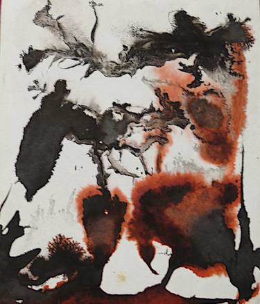 Print of Abstract Expressionism Abstract Paintings by Frederic Belaubre