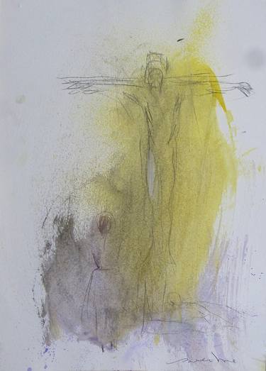 Original Figurative Religion Drawings by Frederic Belaubre