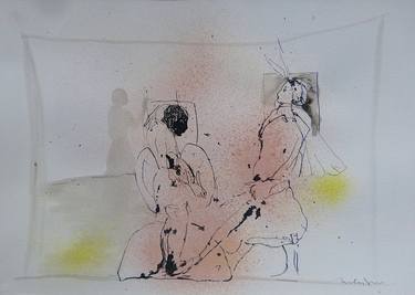 Print of Expressionism Performing Arts Drawings by Frederic Belaubre