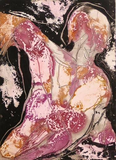 Original Expressionism Body Drawings by Frederic Belaubre