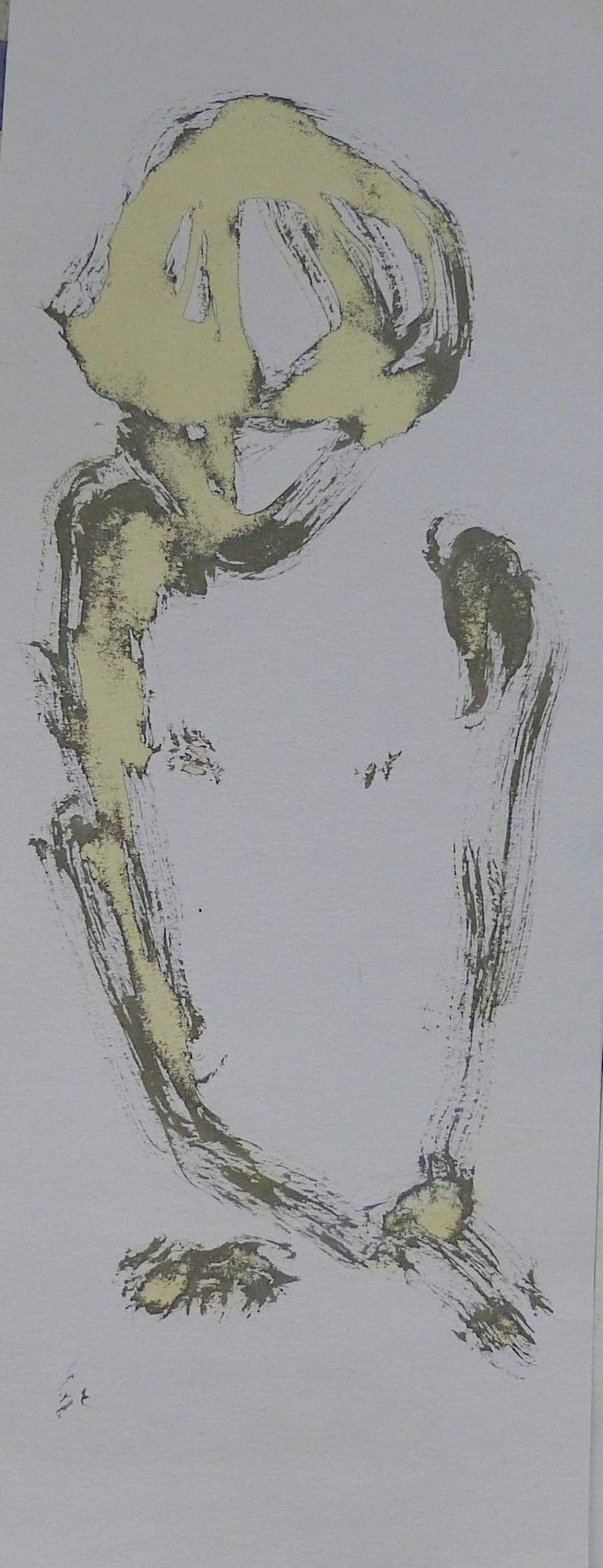 Original Contemporary People Drawing by Frederic Belaubre