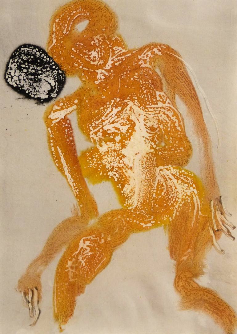 Print of Contemporary Body Drawings by Frederic Belaubre