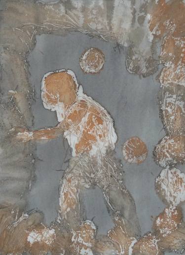 Original Figurative Abstract Drawings by Frederic Belaubre