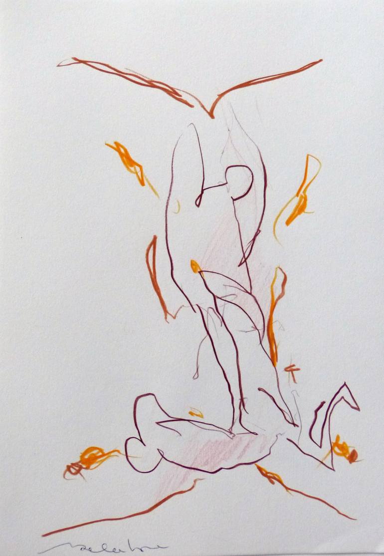 Print of Expressionism Political Drawings by Frederic Belaubre