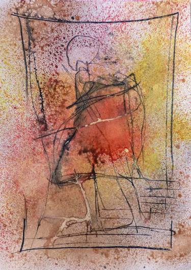 Original Figurative Women Drawings by Frederic Belaubre