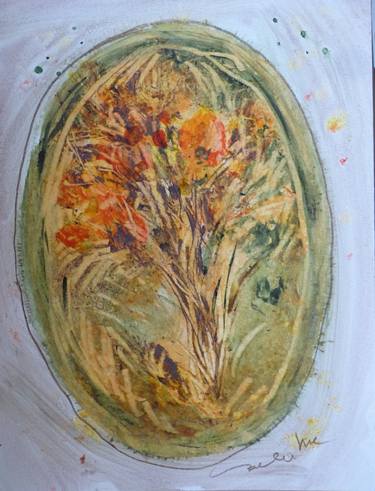 Original Expressionism Floral Paintings by Frederic Belaubre