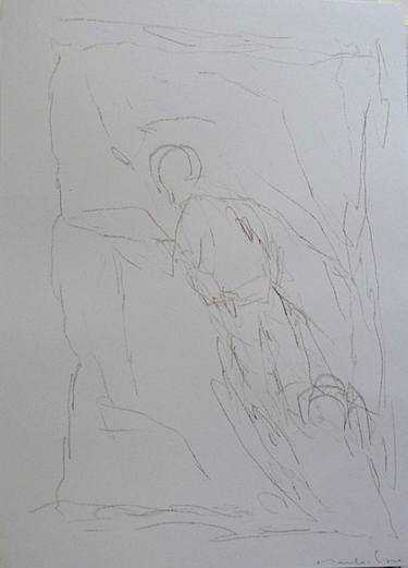 Original Figurative Garden Drawings by Frederic Belaubre
