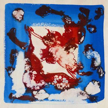 Original Abstract Seascape Drawings by Frederic Belaubre